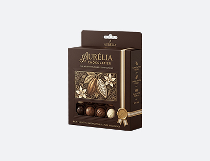 Chocolate box packaging design 6